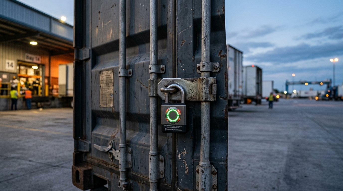 Candado Inteligente Geocercado KINET para Furgones